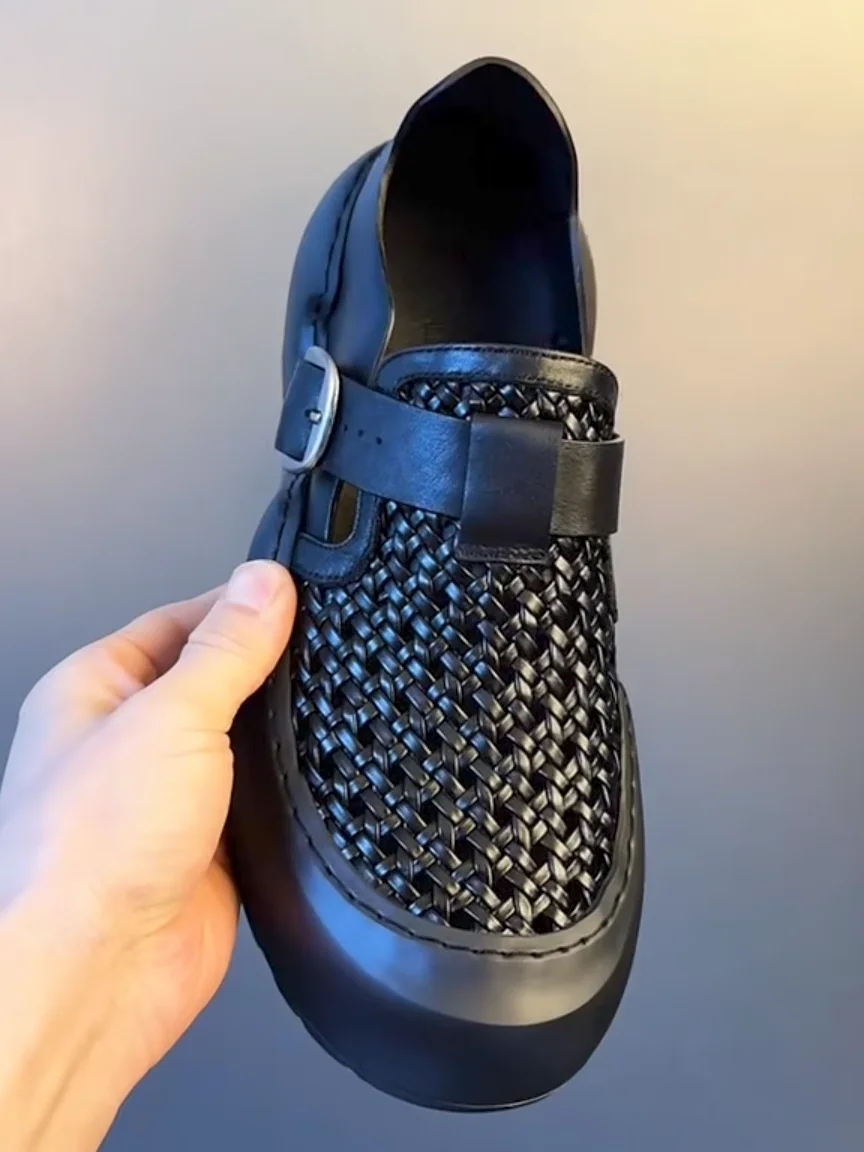 

New Q888 Men's Casual Comfortable Pure Leather oes Faionable High Quali Lightweight Trendy Cool Busin Casual Sneakers