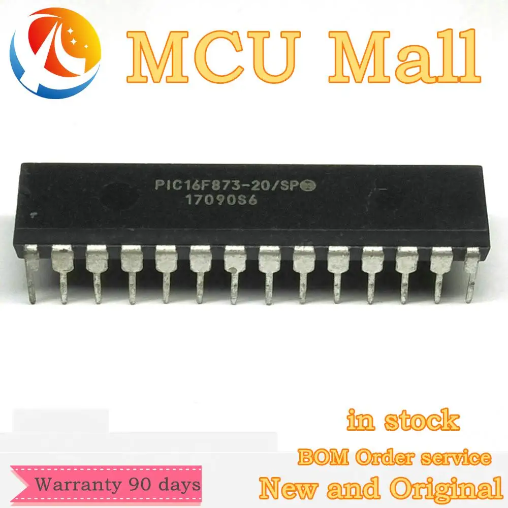 1PCS  PIC16F873-20I/SP PIC16F873 16F873 DIP28 IC