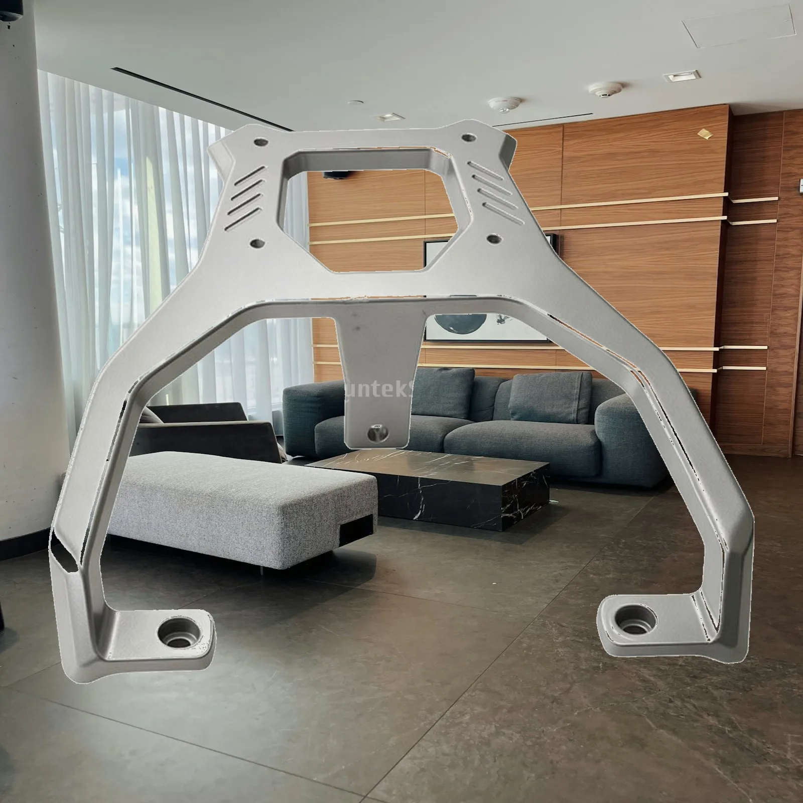Scooter Rear Rack Easy to Install Scooter Carrier Rack Cargo Bracket Lightweight Hardware Portable for Commuters
