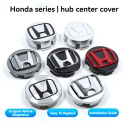 Cubiertas de cubo de rueda de coche Honda, 4 piezas, 58mm, aptas para Honda Fit City Concept S1