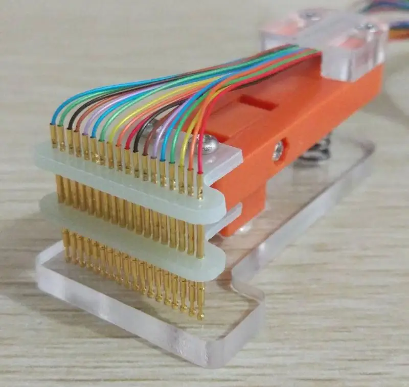 1.27mm Single Row Burn-in Clamps Fixture Tooling Probe Pcb Clamps Pcb Clips Downloader