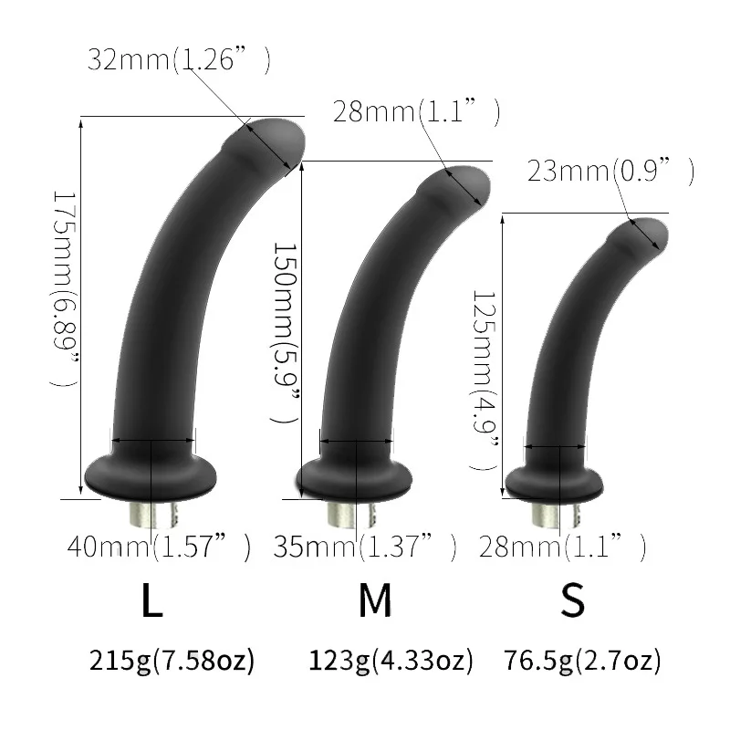 3XLR Sex Machine Attachment for Women Realistic Dildo Solid silicone Rubber Penis  Love Machine Anal Sex Toys For Girls