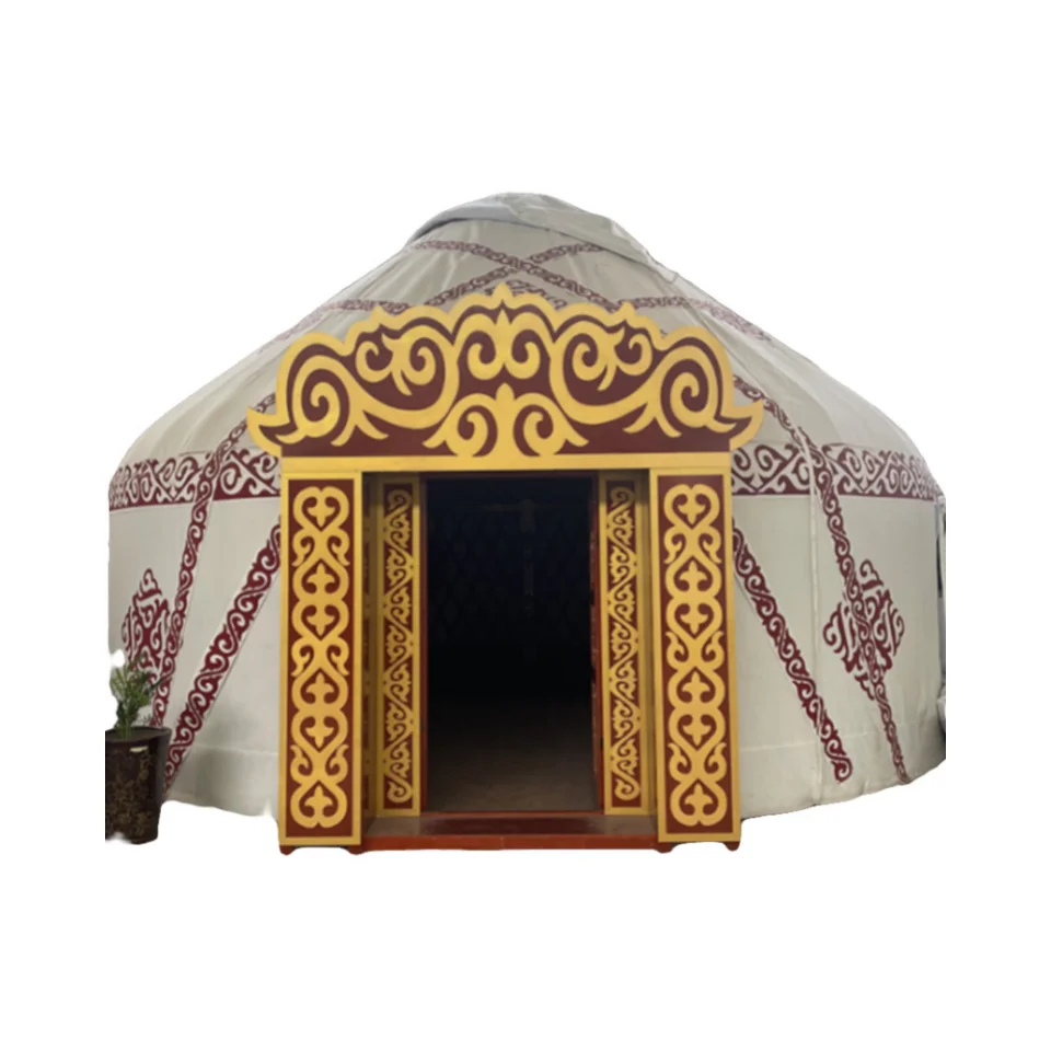 5*5m outdoor mongolian yurt winter luxury house yurts mongolian tent