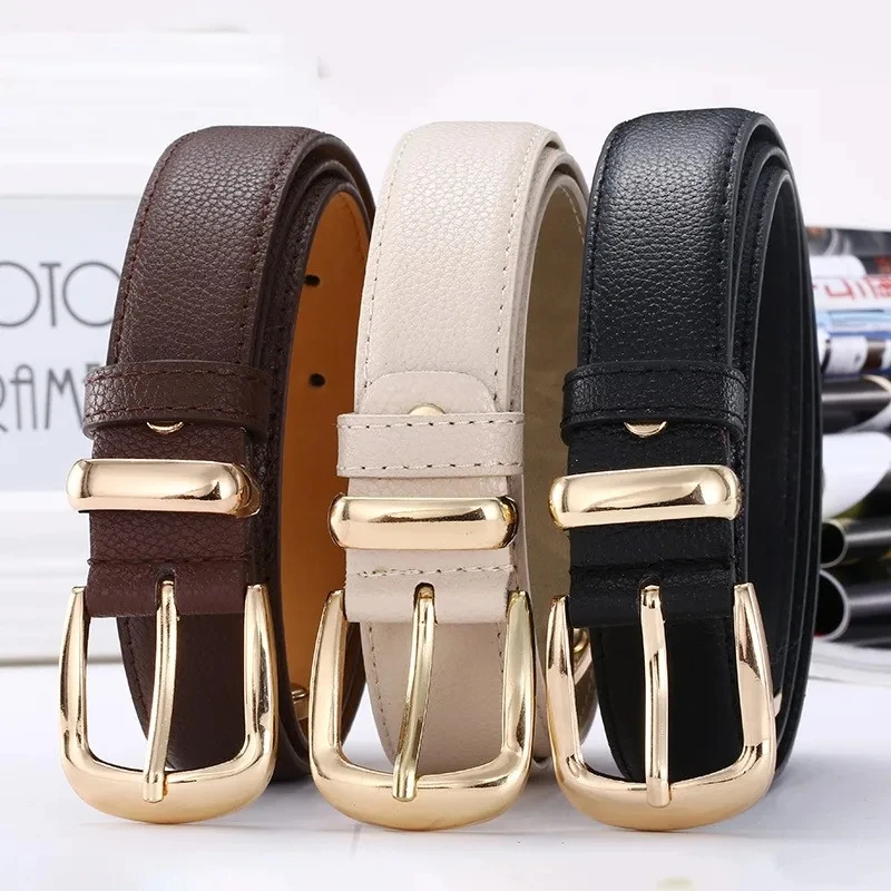 1pcs Women's Belt Simple Fashionable Needle Buckle Belt Casual Versatile Korean PU Leather Belt With Pants Jeans Belt Lady Belts