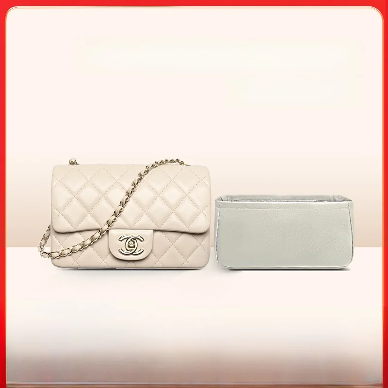 

Сумка на одно плечо с цепочкой 24K, внутренняя сумка-органайзер, нейлоновая внутренняя сумка, аксессуары для сумок и боль