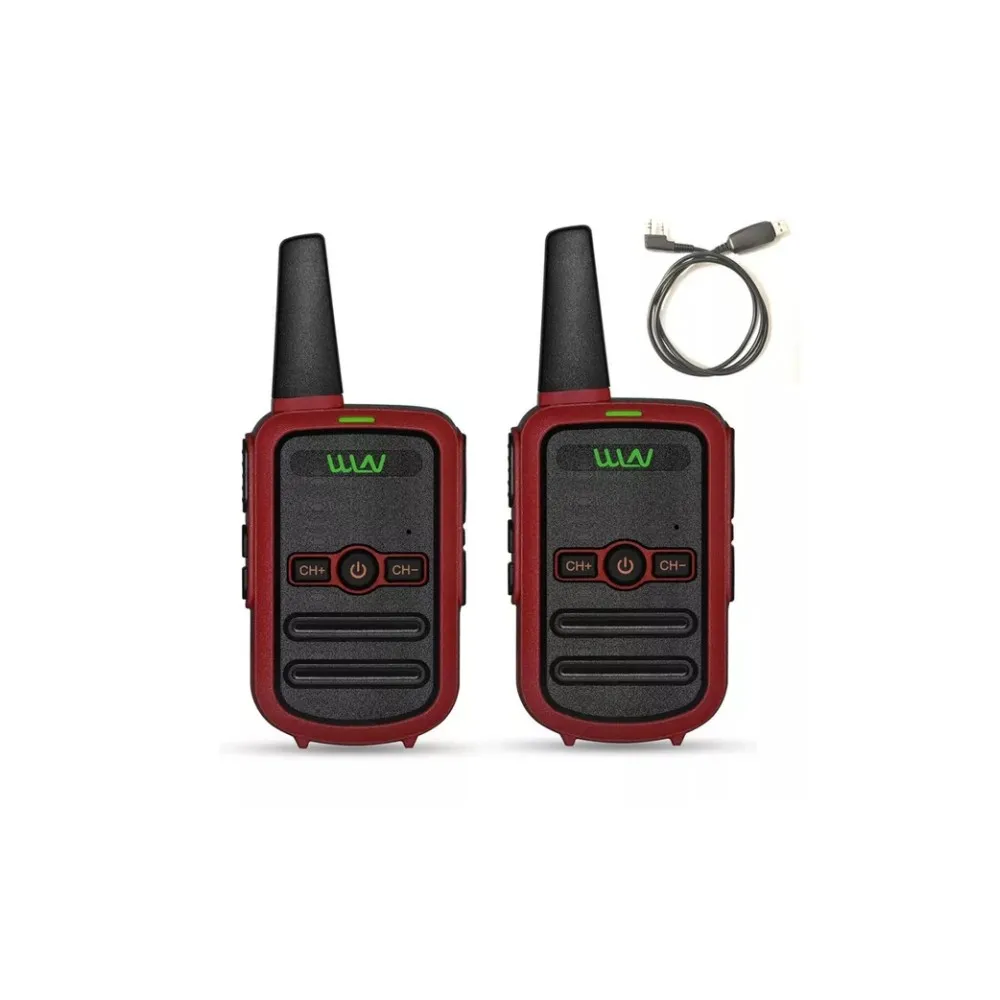 Imagem -02 - Wln Kd-c52 Mini Handheld Transceptor kd C52 Rádio em Dois Sentidos Estação de Rádio Presenteio Walkie Talkie para o Presente Crianças Crianças