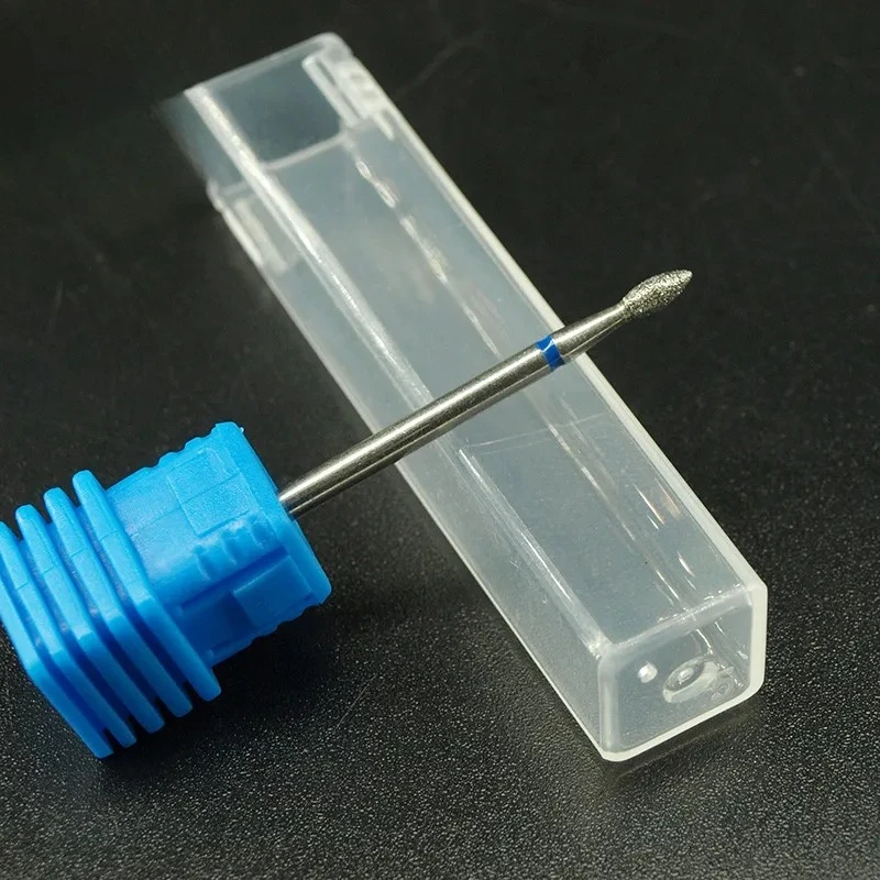 

1 шт. овальной формы # 170 острых 3/32 дюйма, алмазные фрезы для ногтей, сверла с ручками из нержавеющей стали, безопасная вращающаяся пилочка для ногтей, подарки для красоты