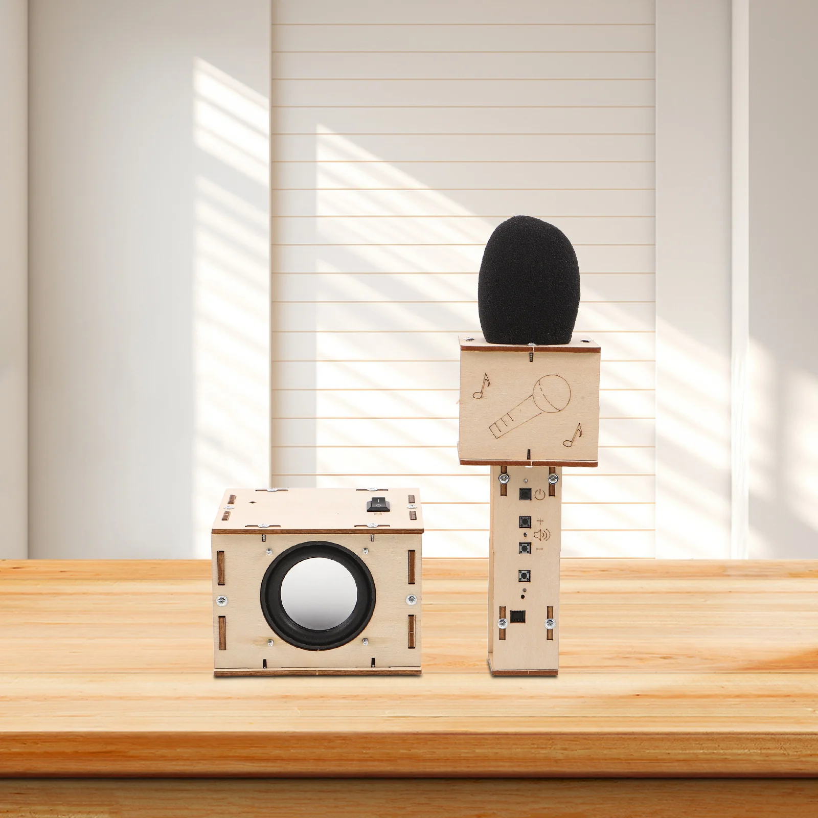 

Набор для сборки динамика своими руками для детей: деревянный динамик, собери свой собственный, STEM-электроника, портативная караоке-машина, беспроводная