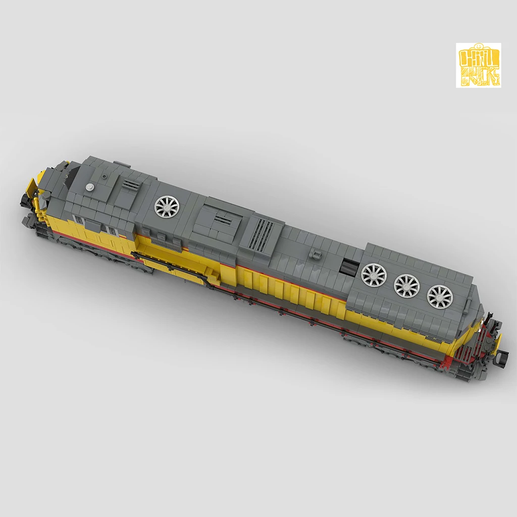 Moc tt061 70 trem locomotiva modelo com desenhos pdf blocos de construção tijolos crianças brinquedos educativos diy aniversário presentes natal