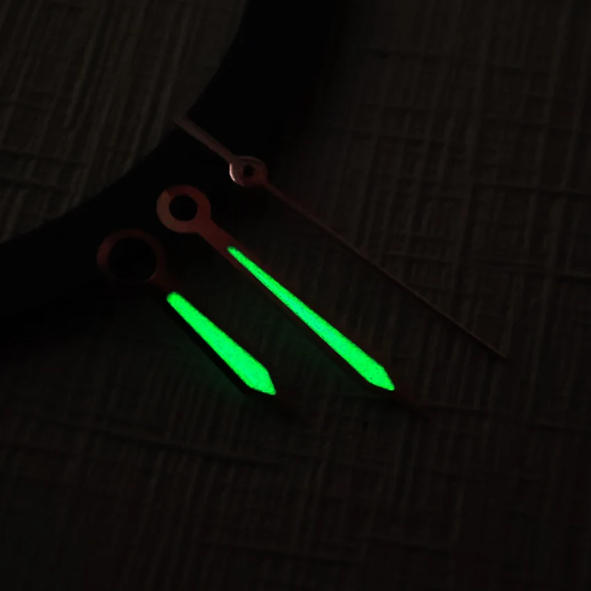 Watch accessorie NH35 Hands C3 green luminous hands silver gold rose gold and black Hands suitable for NH35/NH36/4R/7S movement