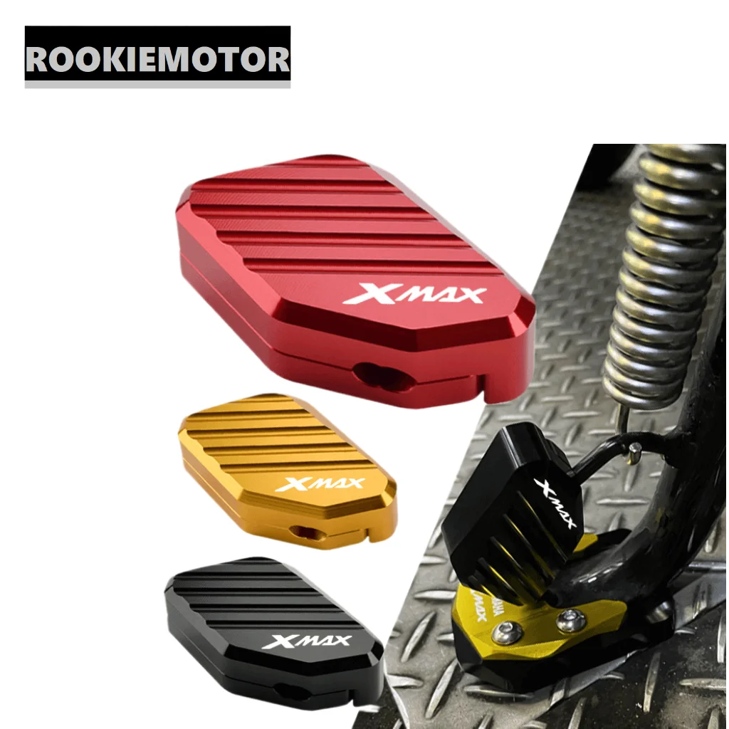 

For YAMAHA XMAX250 XMAX300 XMAX400 Motorcycle Aluminum Foot Support Pedal Foot Kickstand