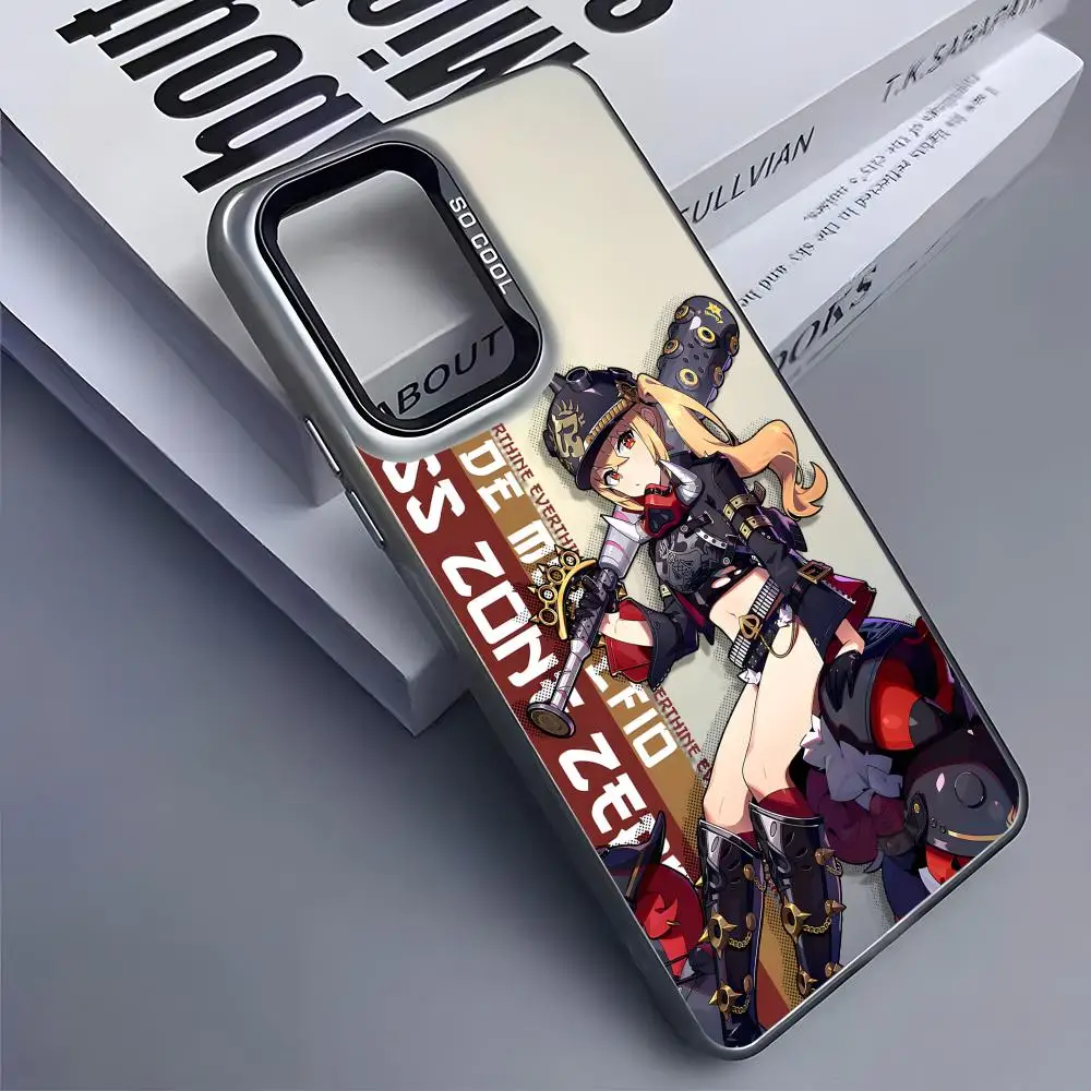 Zenless gioco ruolo Cassa Del Telefono Per Samsung Galaxy S25 Edge S24 S23 S22 S21 S20 Ultra Fonda Del Silicone Argento Cassa Del Telefono