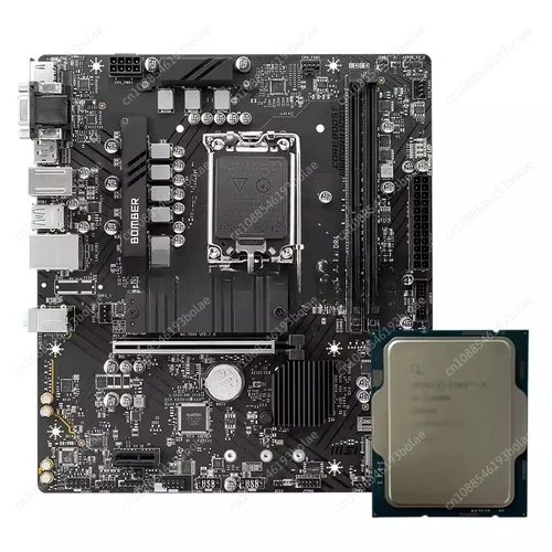 루즈 칩 CPU 메인 보드 세트, I3 12100F, I312100F, 12100F, H610