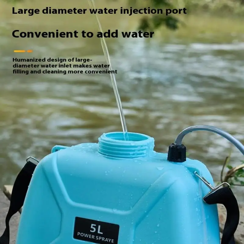 5L Electric Sprayer With Adjustable Retractable Spray Gun Agricultural Sprayer Ergonomic Electric Sprayer For Glass Cleaning