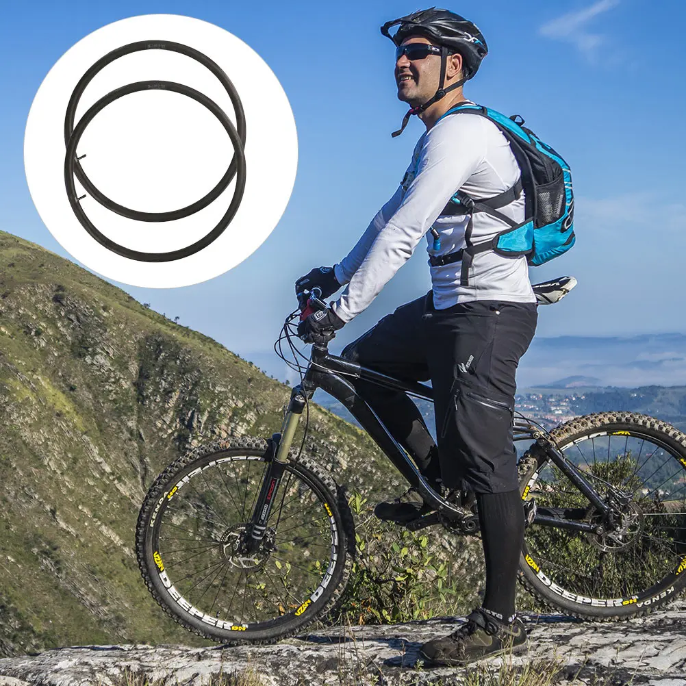 2Pcs Bike Inner Tubes Valve High Tire Parts Smooth Comfortable Cycling Ride Accessories