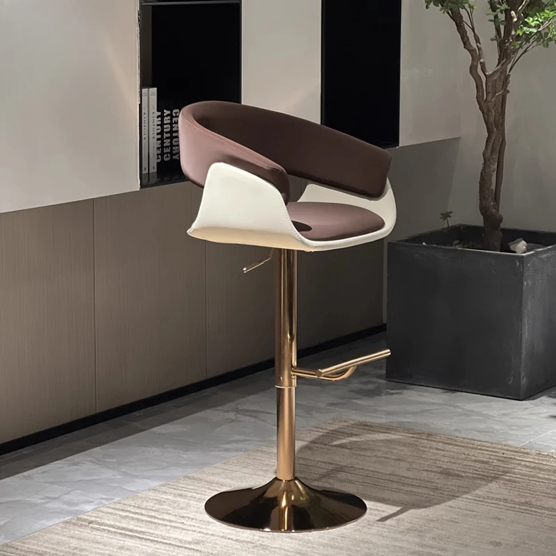 

Pedicure Party Bar Stools Nordic Designer Modern Outdoor Gaming Bar Stools Vanity High Industrial Metal Cadeira Home Furniture
