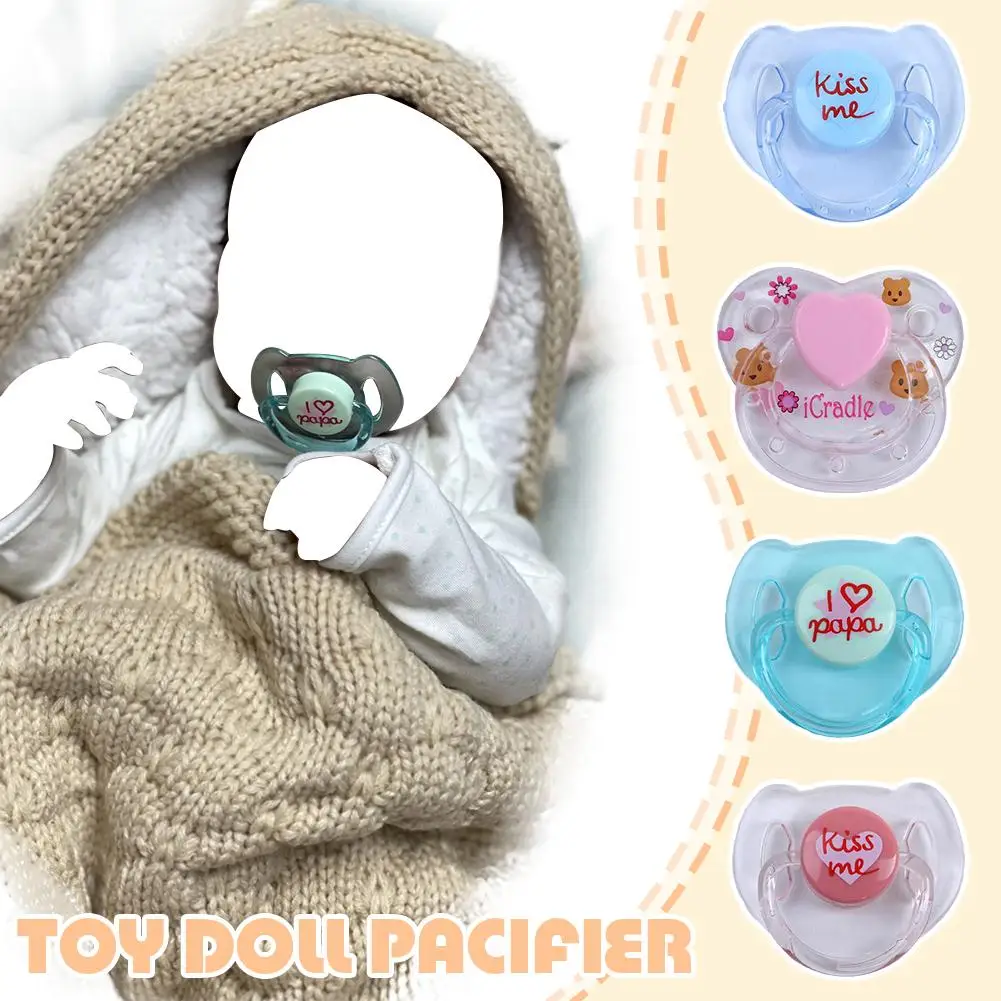 1 Pcs Reborn Doll Supplies Dummy Magnetic Pacifier For Reborn Dolls Girl Accessories Lovely Cute Appearance O3I7