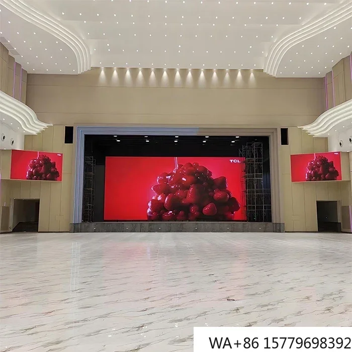 Indoor 4K LED Video Wall 5.7x3.84m Ultra HD Stage Background P1.25