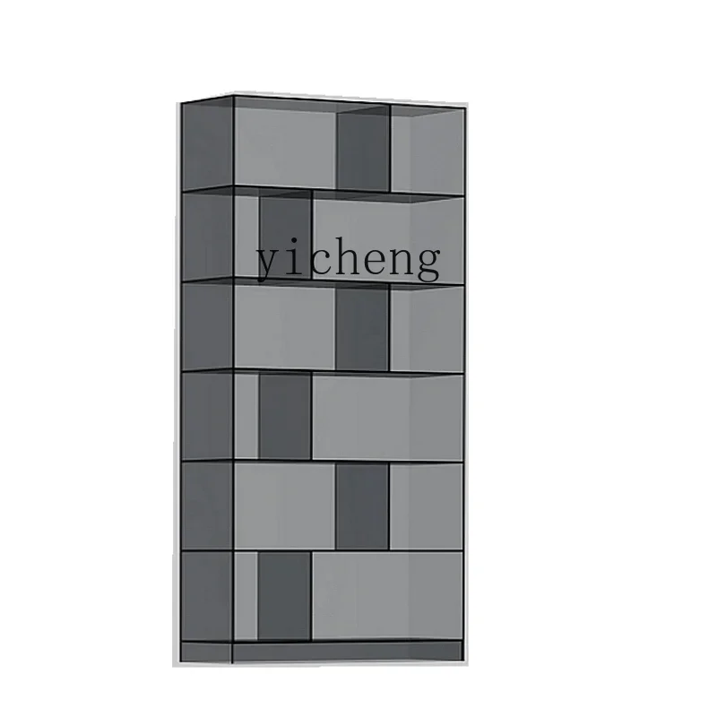 

Light Luxury Acrylic Living Room Combination Book Cabinet Multi-Layer Storage Display Stand