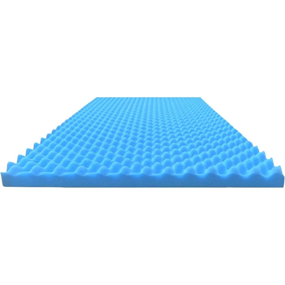 

Airflow Foam Mattress Topper, Egg Crate Foam Pad, Hospital Mattress Pad and Bed Topper for Support, Pressure Relief and Weight D