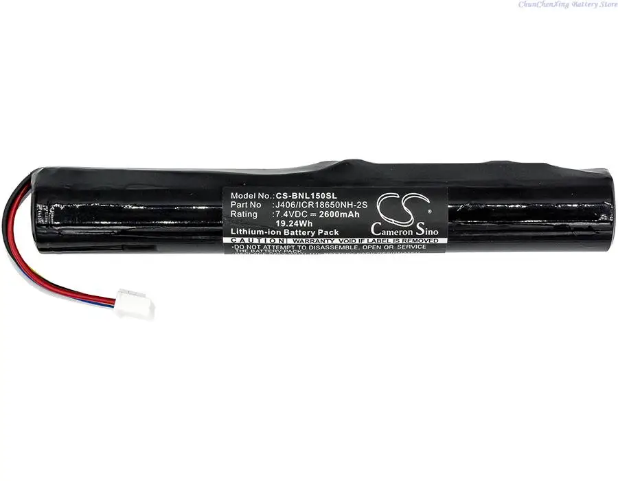 CS Zamienna bateria głośnikowa 2600 mAh J406/ICR18650NH-2S do Bang&Olufsen BeoLit 15, BeoLit 17, BeoPlay A2, BeoPlay A2 Active