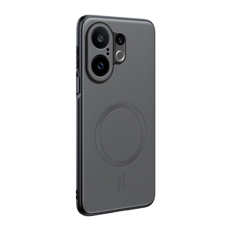 Für VIVO S30 Pro Mini: Magnetische Schutzhülle aus Leder, Anti-Fingerabdruck, rutschfest, aus PC+TPU. – Detail 1