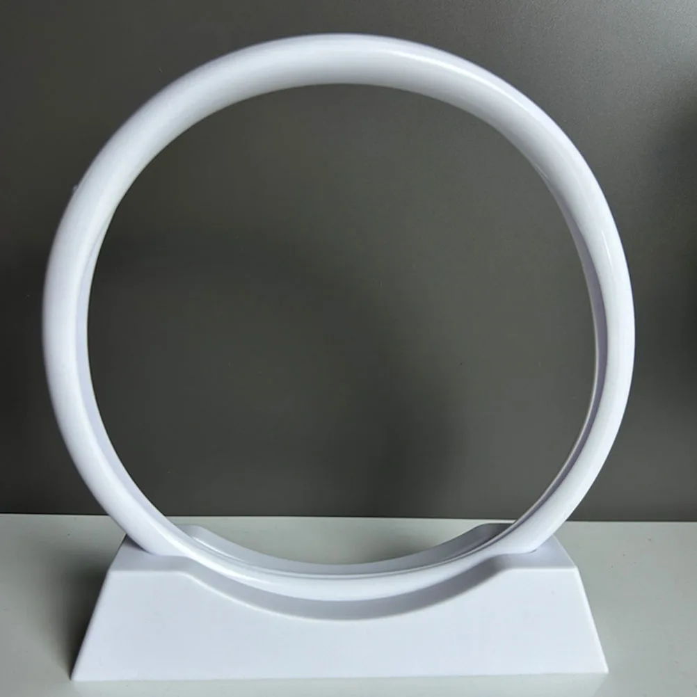 กรอบรูปทรายเคลื่อนไหว DIY ฐานพลาสติกสีดำ วงแหวนยาง สำหรับกรอบแก้วทรงกลม/สี่เหลี่ยมขนาด 12 นิ้ว ชุดวาดภาพทราย