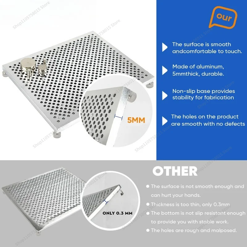 For Metal Winding Modeling Plate Combination Set, Gold, Silver and Copper Wire Earrings, Jewelry Making Tools
