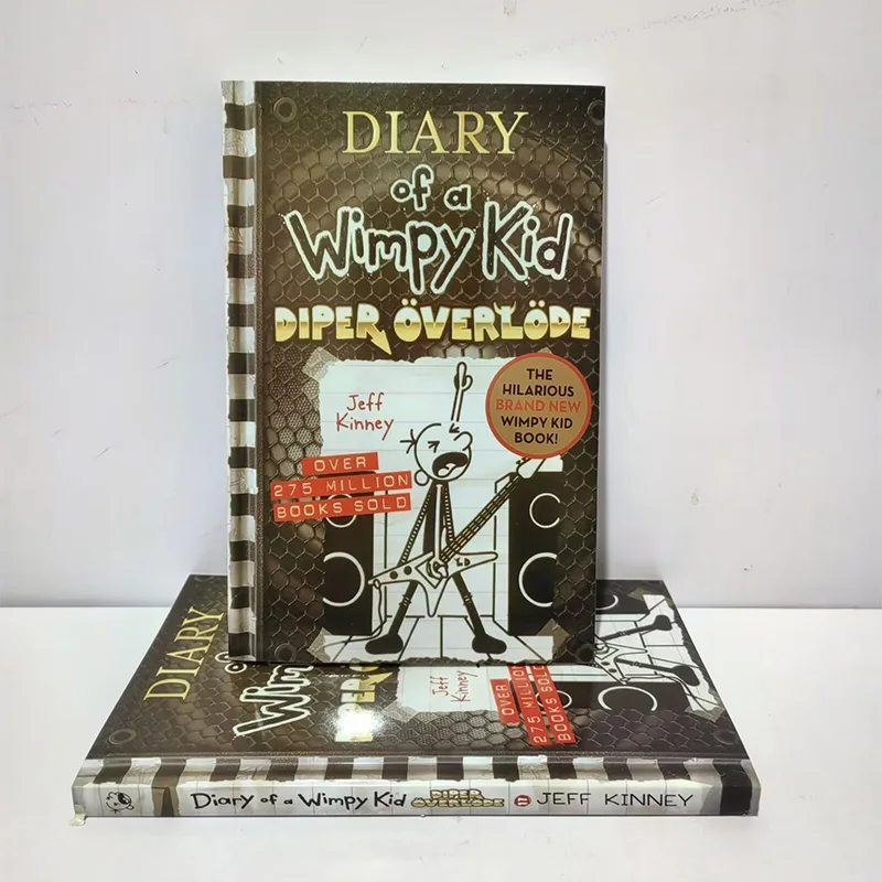 

Английская версия 17, дневник Wimpy Kid Diper, английские книги Overlode, детская классическая книга рассказов Libros Livros