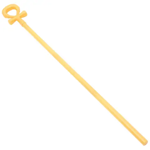 1pc Pharaoh Scepter Halloween Cosplay Prop Cane Egyptian Costume Accessory Decorative Dress Up Stick Party Masquerade Carnival