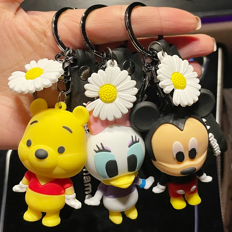 

Подвески-брелки Miniso, мультяшные куклы, милые подарки для пар, украшения-брелки