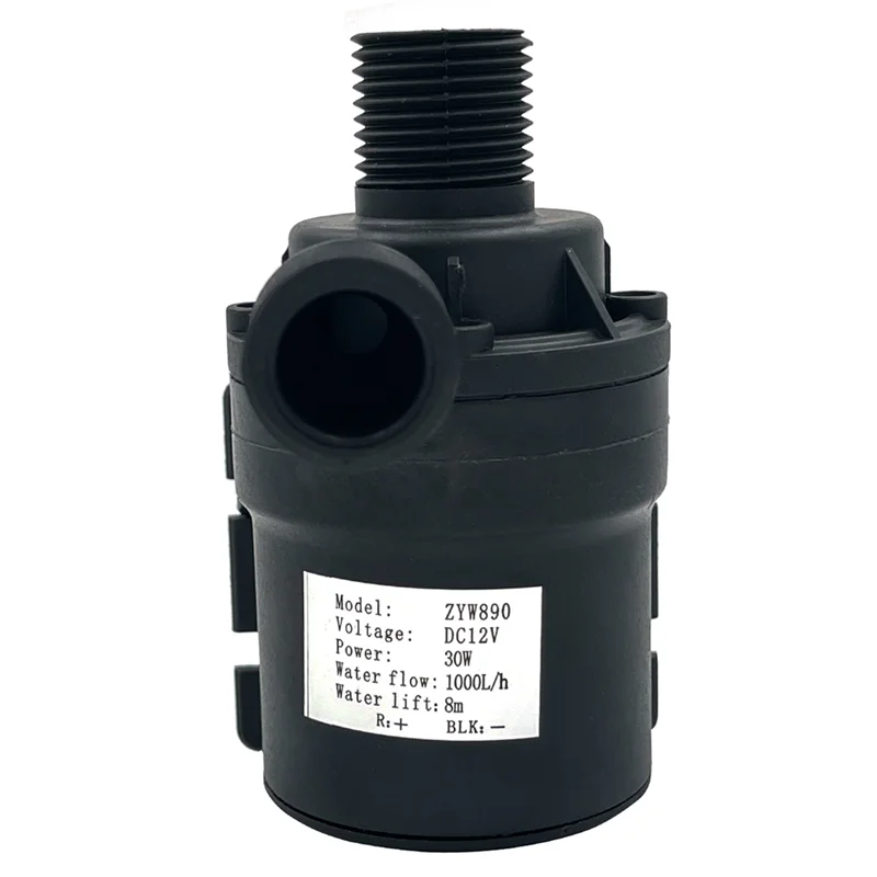 AA-1000L/H 8 متر تيار مستمر 12 فولت المنزل المحمولة فرش السيارات مضخة مياه غاطسة لنظام التبريد نوافير سخان صغير
