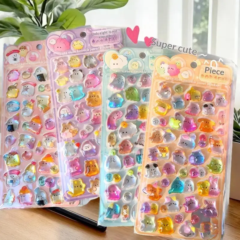 Beautifully Designed 3D Animal Stickers, Great for Handcrafts, Diaries, device Decor & Gifts, by Anime Worlds Store