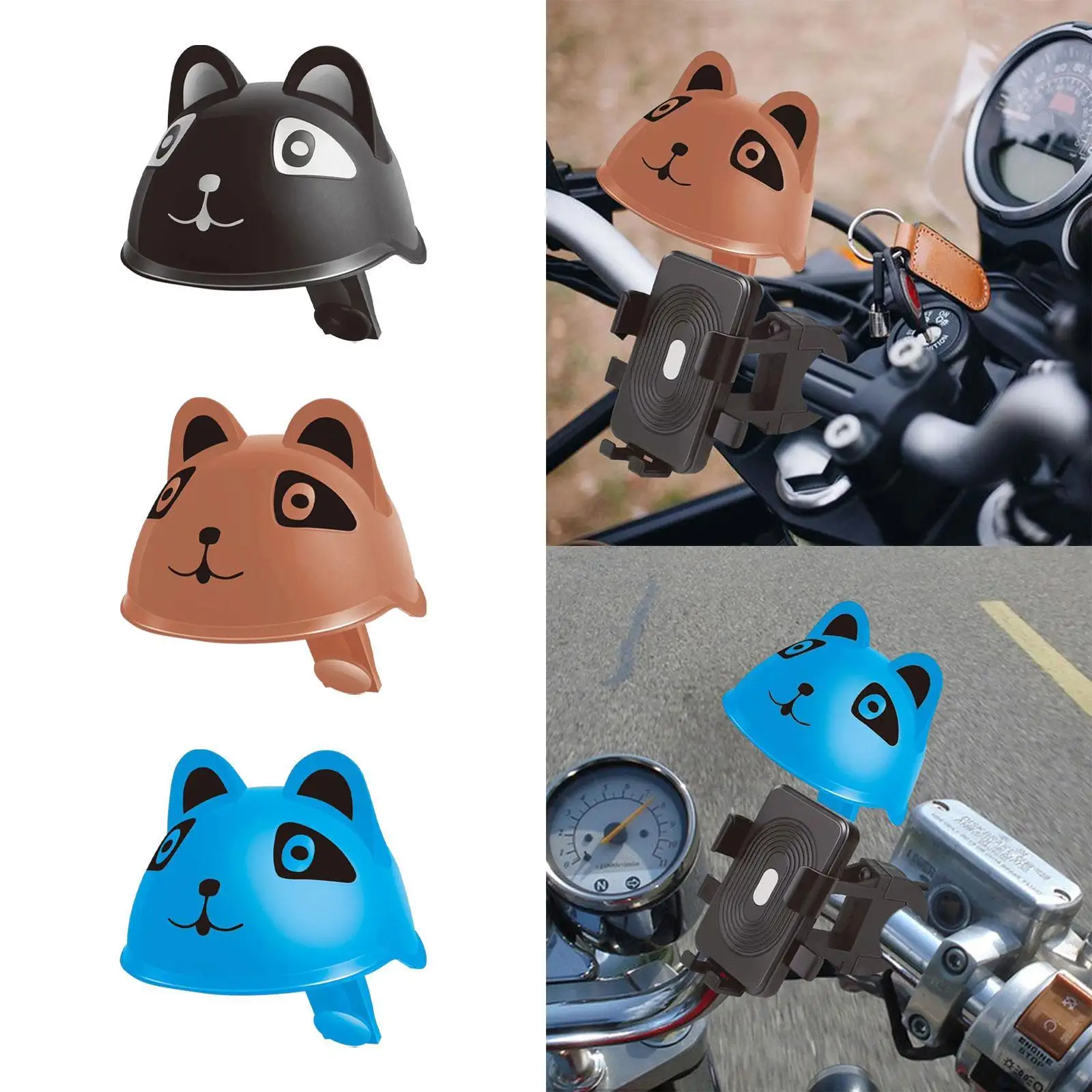 Mini Sun Shade Electric Scooter, Mountain, Dirt Bike ATV Bicycle Accessories Motorcycle Phone Mount Waterproof Cute Sun Visor view 4