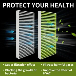 Autoklimaanlagenfilter, Aktivkohleersatz, Tesla -Modell 3 -Einstellung, Modell Y, 2 PCs 12 Hauptverkaufsluftfilter - №11