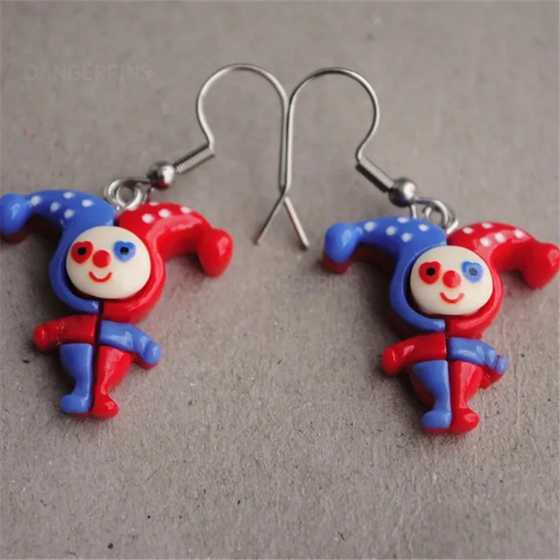 New Cute Weirdo Jester Clown Earrings Novelty Personalized Earrings Creative Bohemian Jewelry Hip Hop Is A Gift for Women