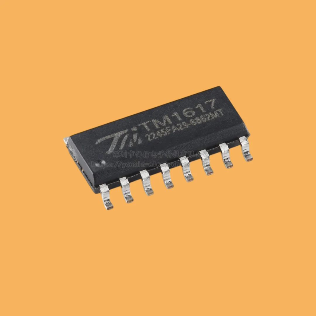 100pcs/TM1617(TA1323C) new version SOP-16 LED driver control IC with keyboard scanning interface