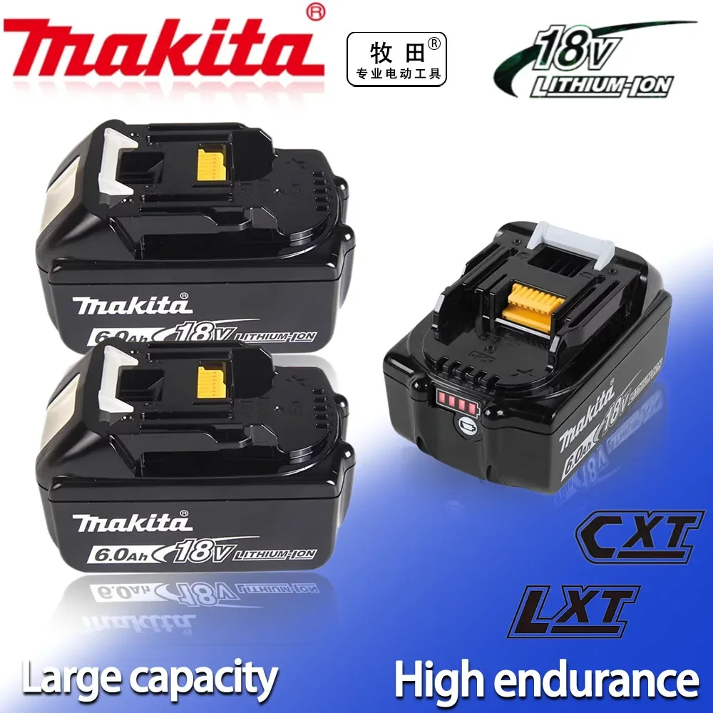 

Оригинальный аккумулятор Makita 18 В bl1850b BL1850 bl1860 bl 1860 bl1830 bl1815 bl1840 LXT400 6,0 Ач для инструментов Makita, дрели