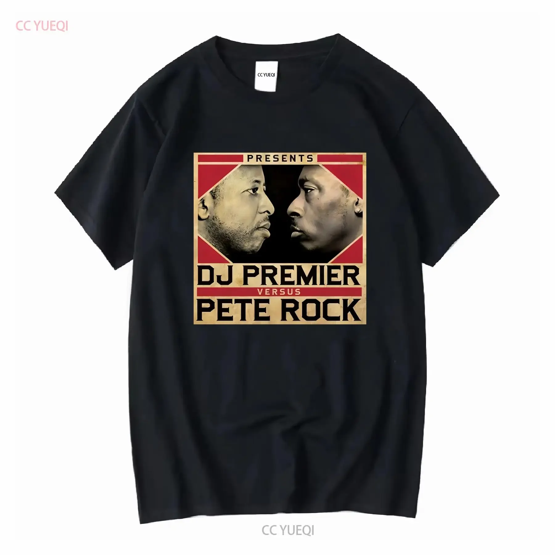 Dj Premier Vs Pete Rock T shirt Art Son Father S 4XL vintage Washed Casual Soft streetwear designer clothes Breathable