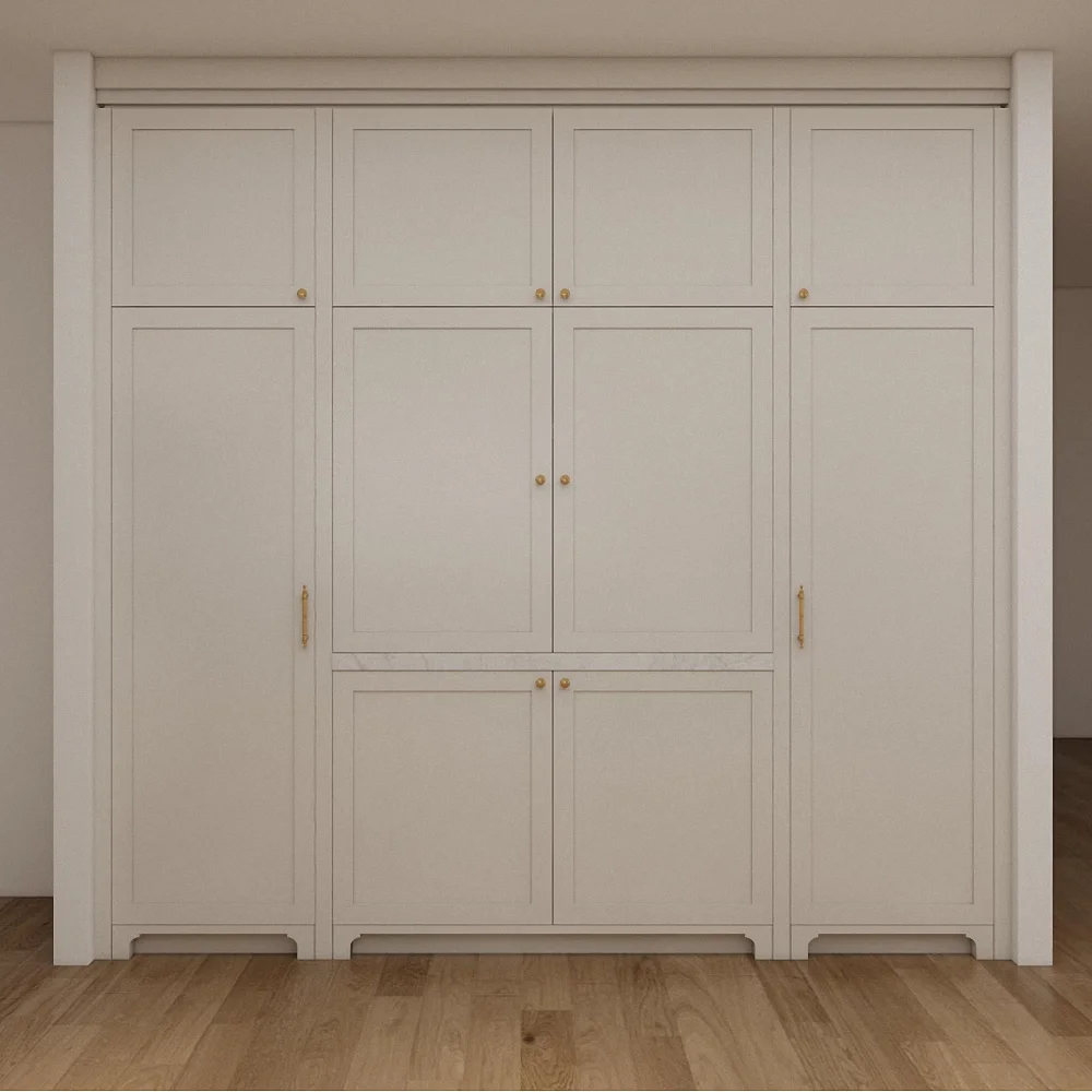 Australia Customized Kitchen Cabinets Shaker Design Wood Grain White Finish Accessories Includes Marble Faucet Drawer Basket