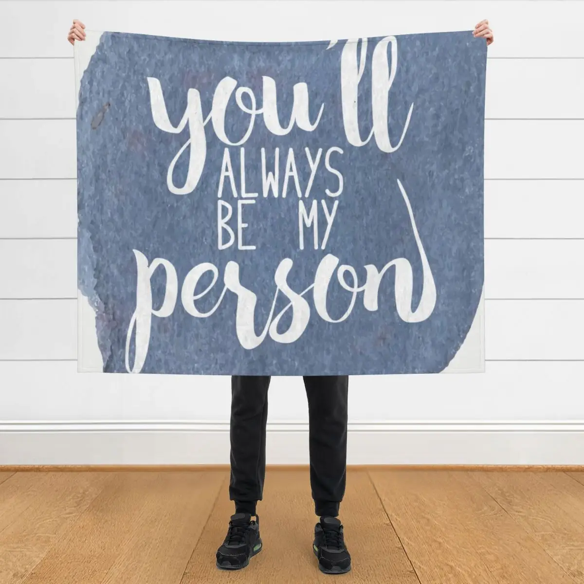 

You'll always be my person Throw Blanket christmas decoration Soft Plush Plaid Multi-Purpose Blankets