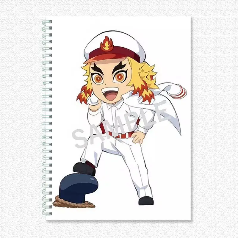 Demon Slayer Tokitou Muichirou Rengoku Kyoujurou Agatsuma Zenitsu Notebook Anime Peripheral Cute Cartoon Stationery Kawaii Diary