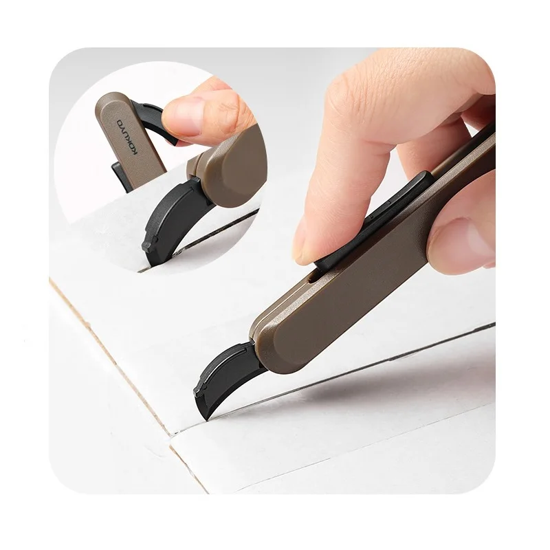 Kokuyo-Um Pouco Especial Dobrável Tesoura, Abridor De Resina, Seguro Portátil Pen Cutter para Papel Diário Office School, A7274