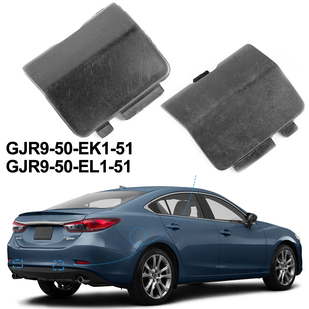 Towing Cap Tow Hook Eye Cover 1pcs/1pair ABS Plastic GJR9-50-EK-15 GJR9-50-EL-151 Left/ Right For Mazda 6 12-18