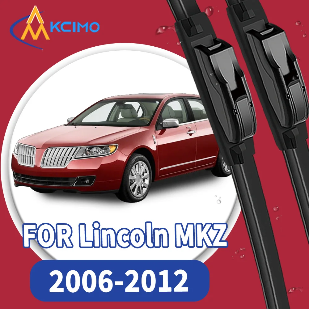 

High Quality 2pcs Windscreen Car Rain Brush Front Windshield Auto Wipers Perfect Fit for Lincoln MKZ 2006-2012 Easy Install