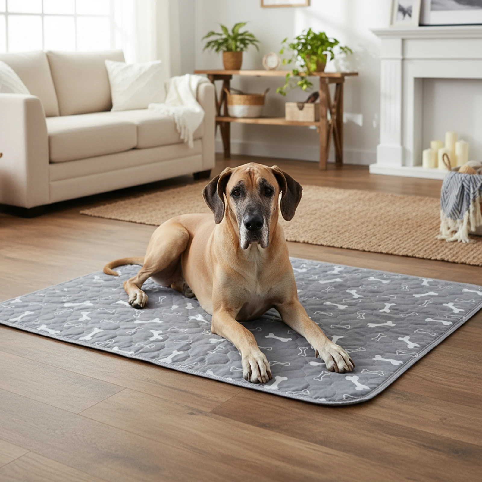 Reusable PVC Non-slip Blanket Mat Leakproof Outdoor Portable Pet Sleeping Mat Pet Puppy Pad for Whelping Playpen Crate Bed