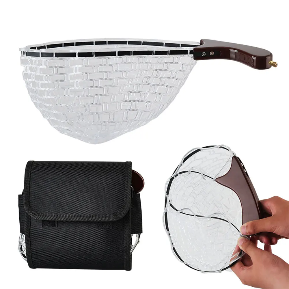 شبكة أرضية لصيد الأسماك، شبكة صيد قابلة للطي للأطفال والكبار في المياه المالحة والمياه العذبة #1