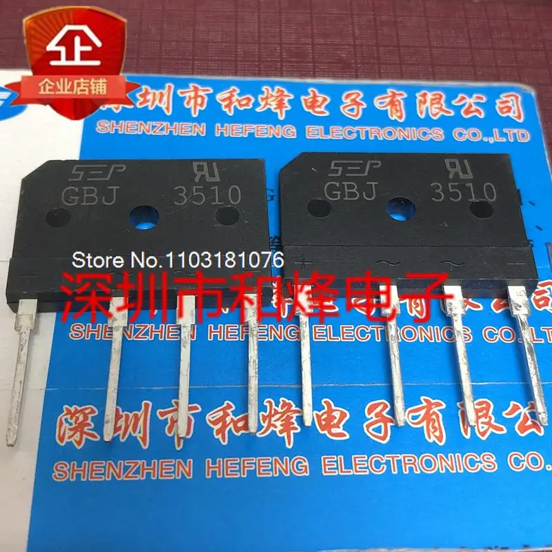

(10 шт./лот) GBJ3510 1000V 35A новый оригинальный запас чипа питания