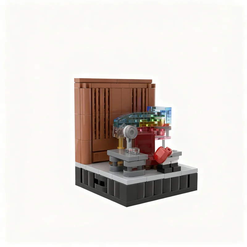 130pcs MOC Isaac Newton Minifigure Display Diorama Model Toys Building Blocks Construction Christmas Gifts Birthday DIY Kids