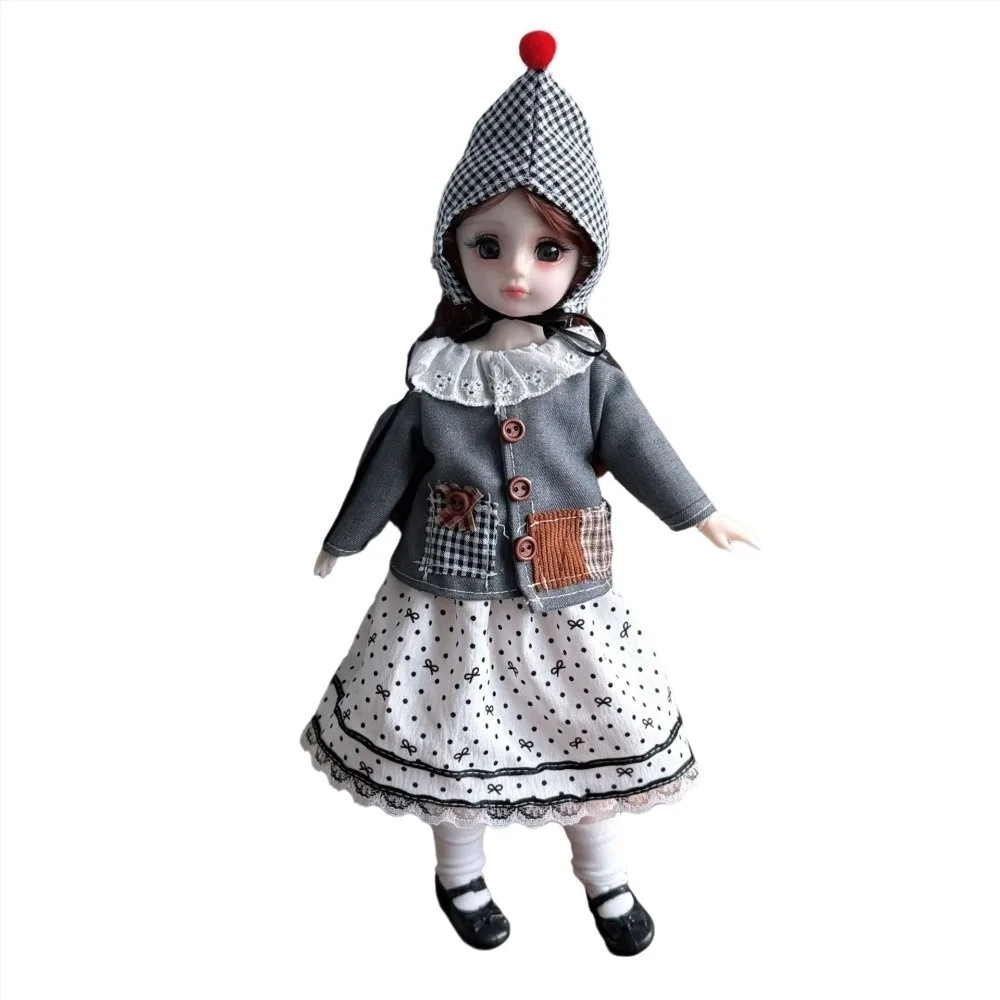 Pretty 30cm Size BJD Clothes Pretty Sweater Coat 1/6 Scale Clothes Casual Set Lolita Skirt Changing Outfit Clothes